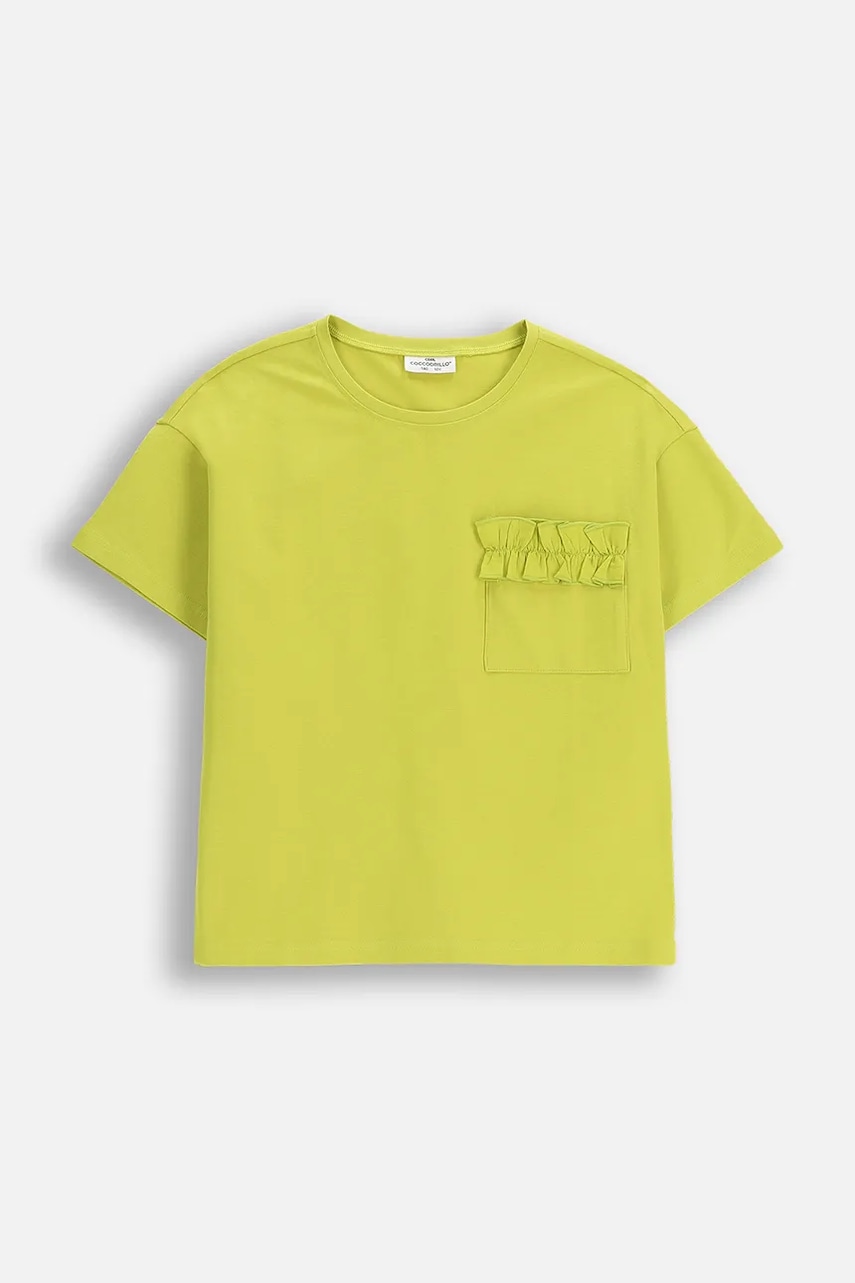 Coccodrillo tricou copii culoarea verde, CRAFT PUNK GIRL JUNIOR