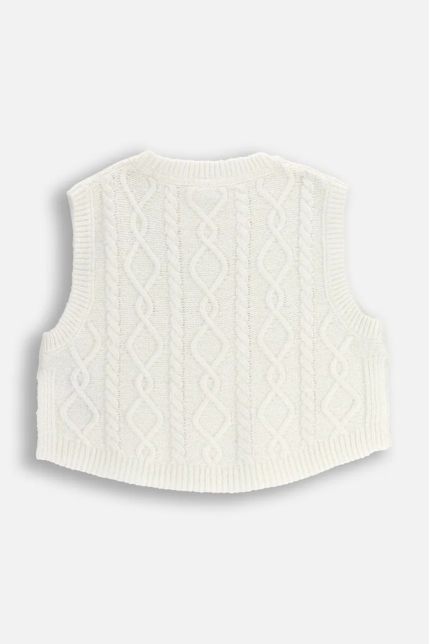 Dětská vesta s příměsí vlny Coccodrillo (obrázek 3)