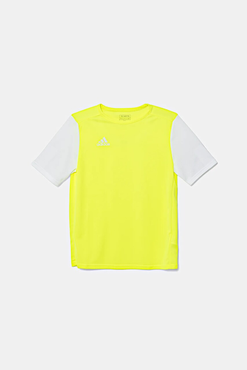 adidas Performance tricou copii culoarea verde, uni, DP3229