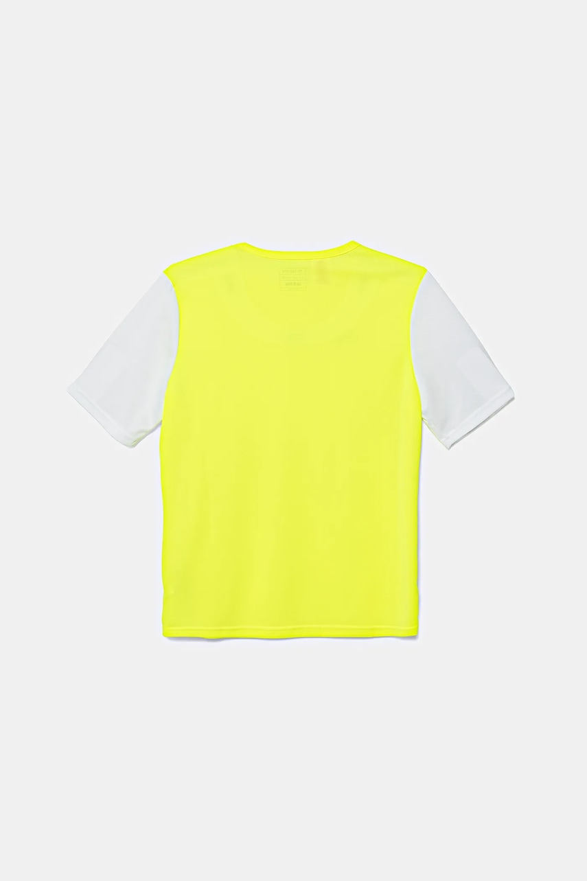 Детская футболка adidas Performance цвет зелёный однотонная DP3229 Детская футболка adidas Performance цвет зелёный однотонная DP3229