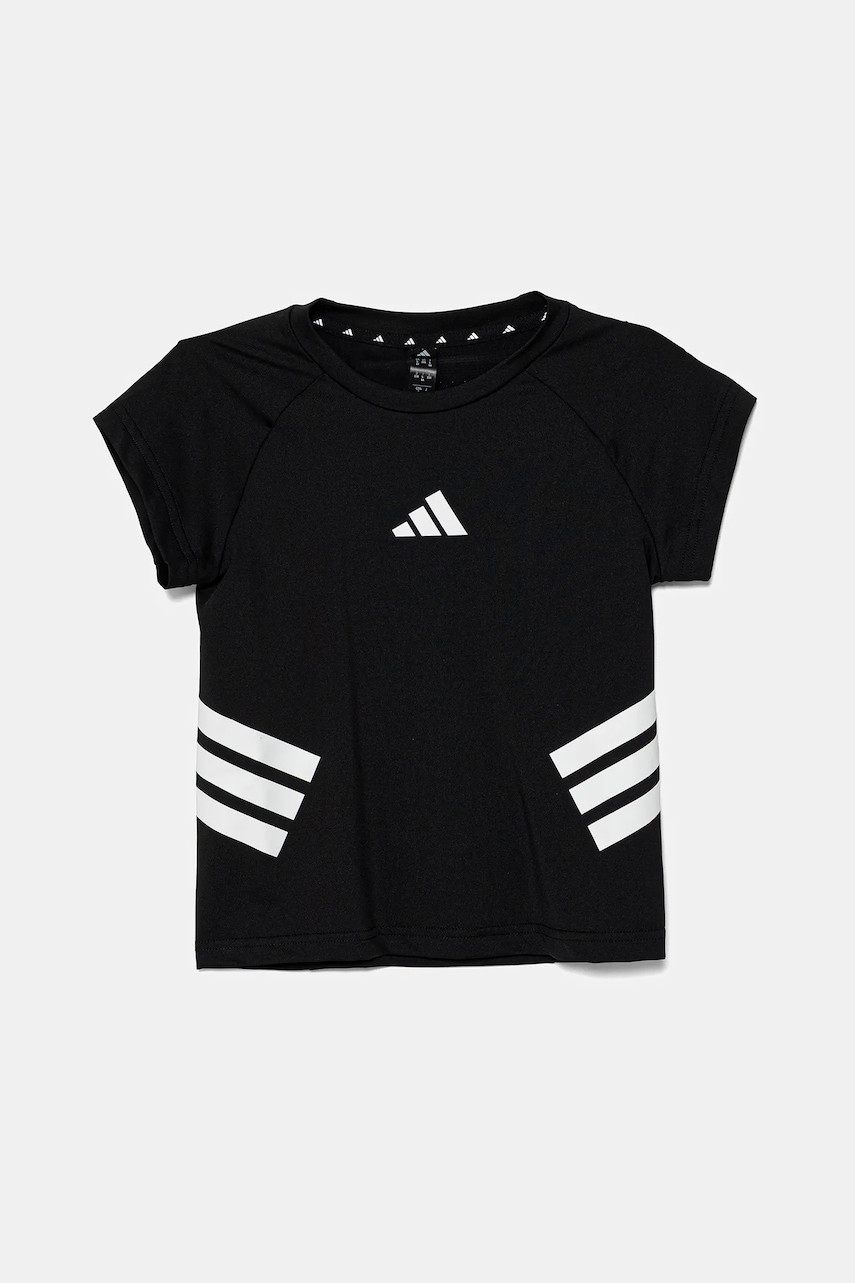 adidas tricou copii culoarea negru, cu imprimeu, JJ0995