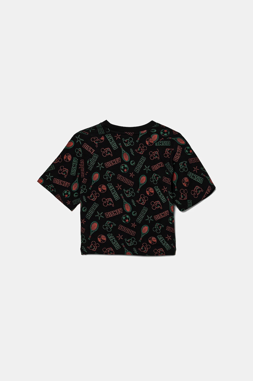 Футболка adidas колір чорний візерунок JM0820 Футболка adidas колір чорний візерунок JM0820