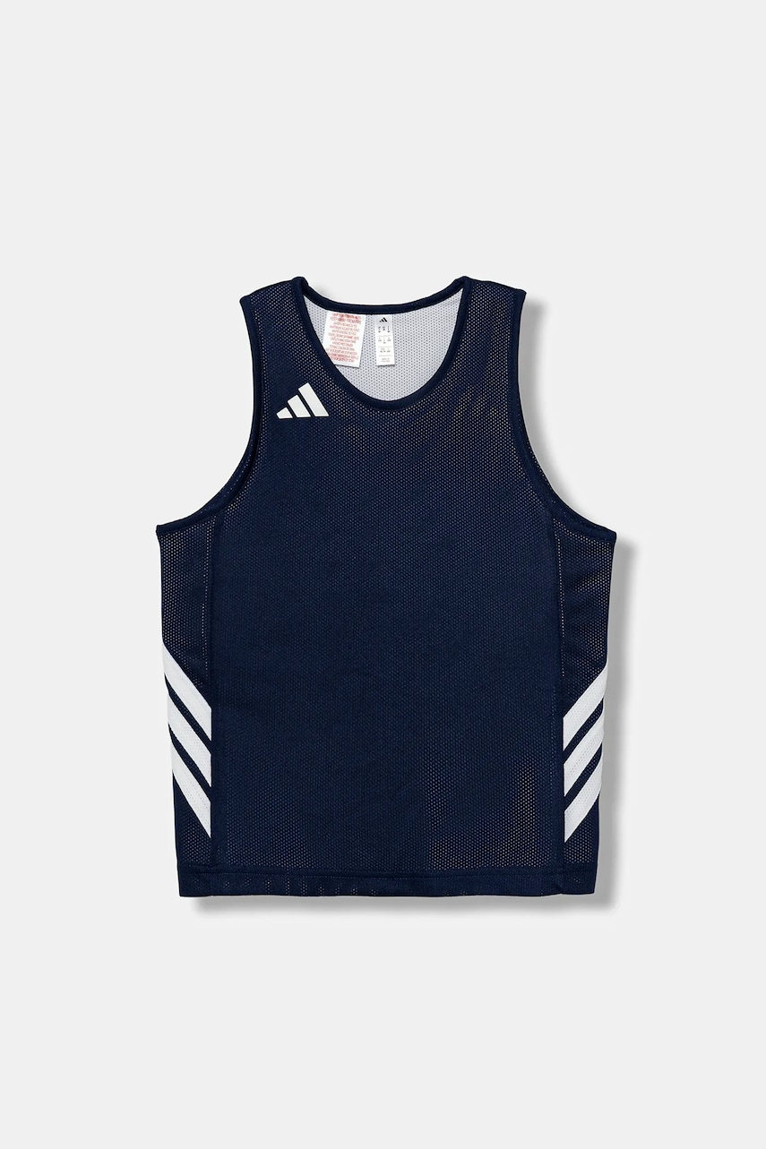 adidas Originals top copii culoarea bleumarin, cu imprimeu, JM5136