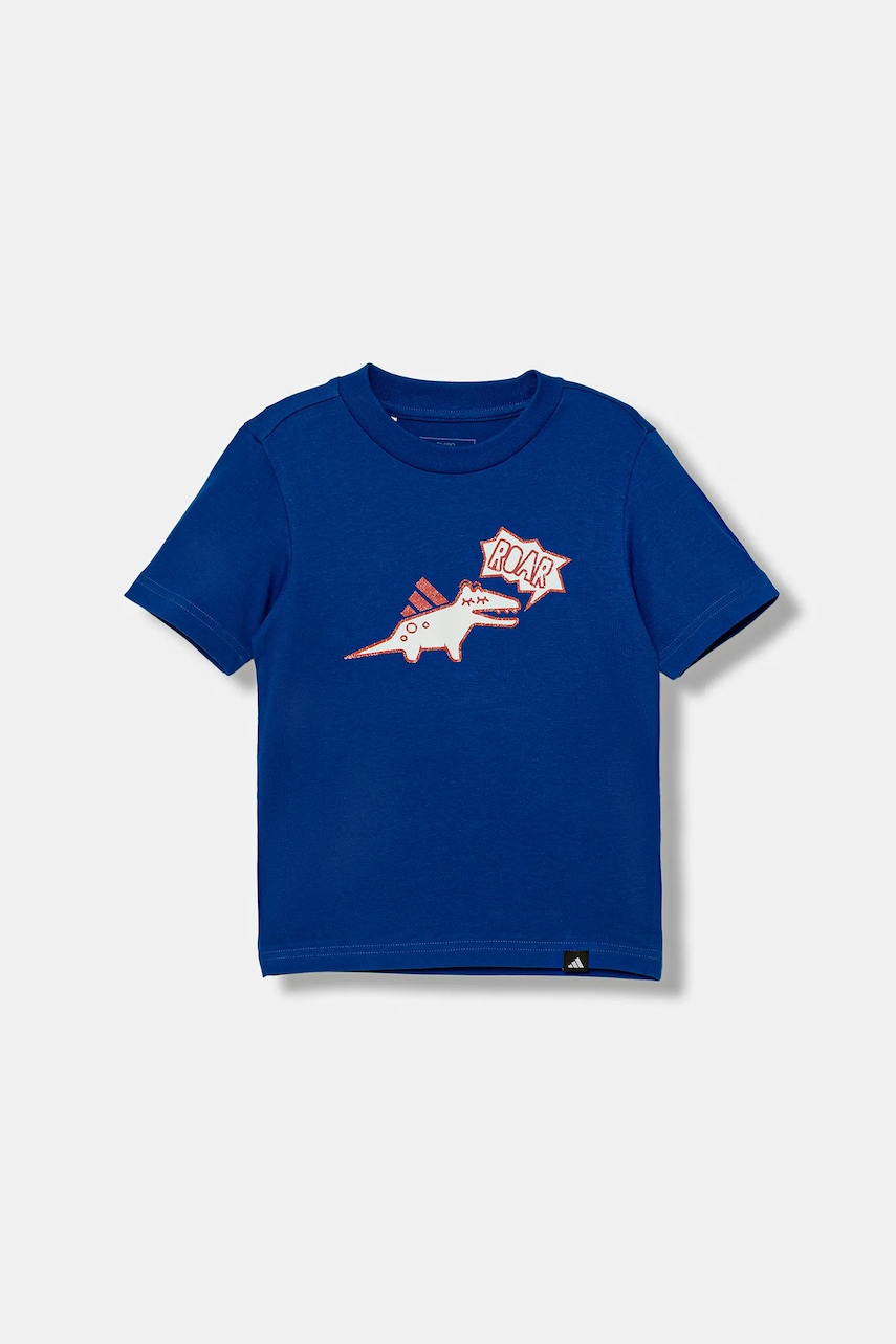 adidas tricou de bumbac pentru copii cu imprimeu, JV5075