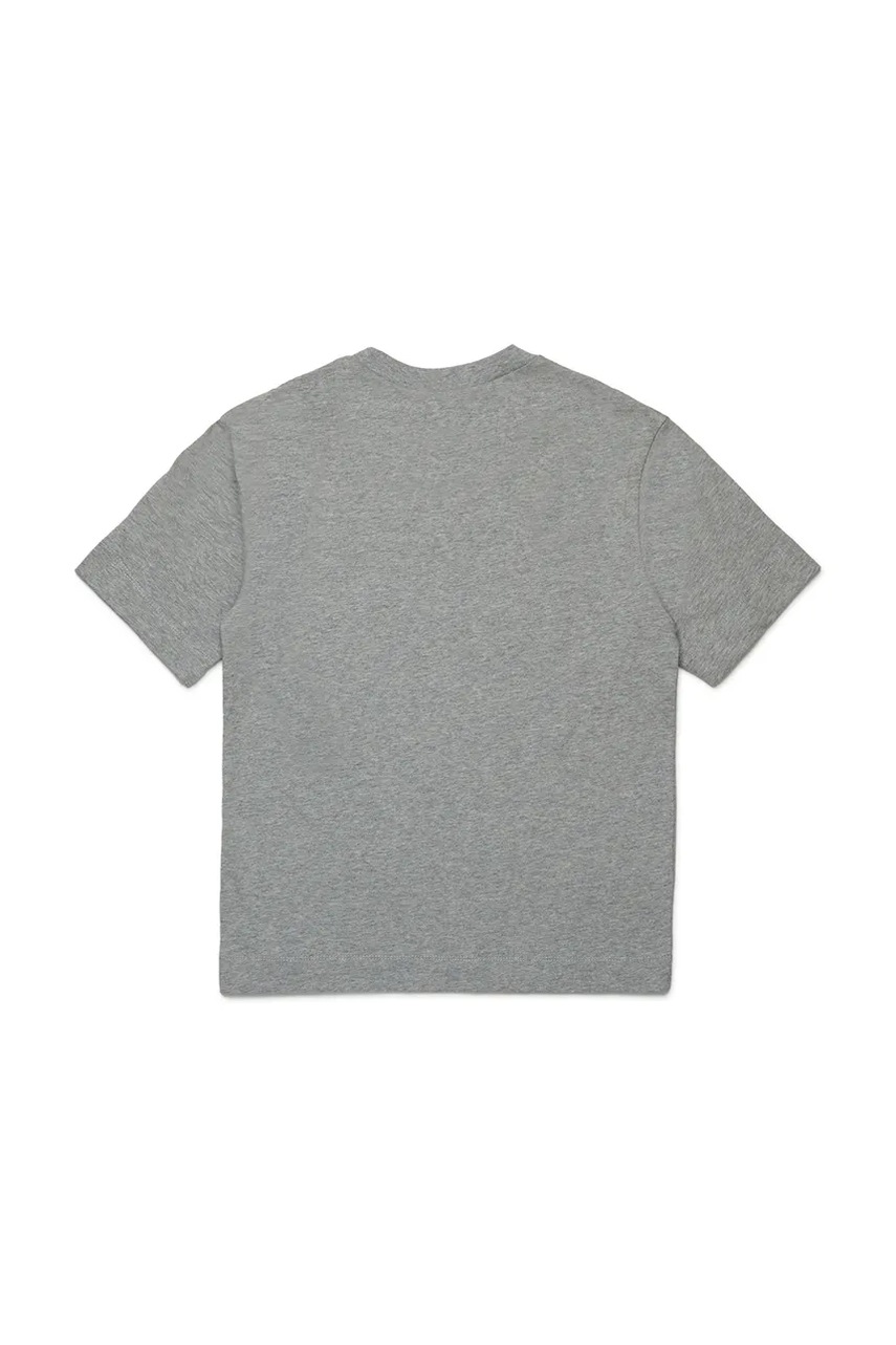 Бавовняна футболка Marni MT135U T-SHIRT колір сірий з принтом M002MV