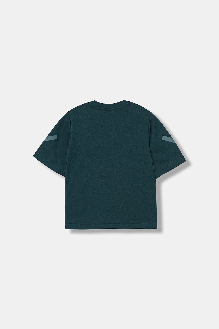 Детская футболка adidas цвет зелёный с принтом JW2432 Детская футболка adidas цвет зелёный с принтом JW2432