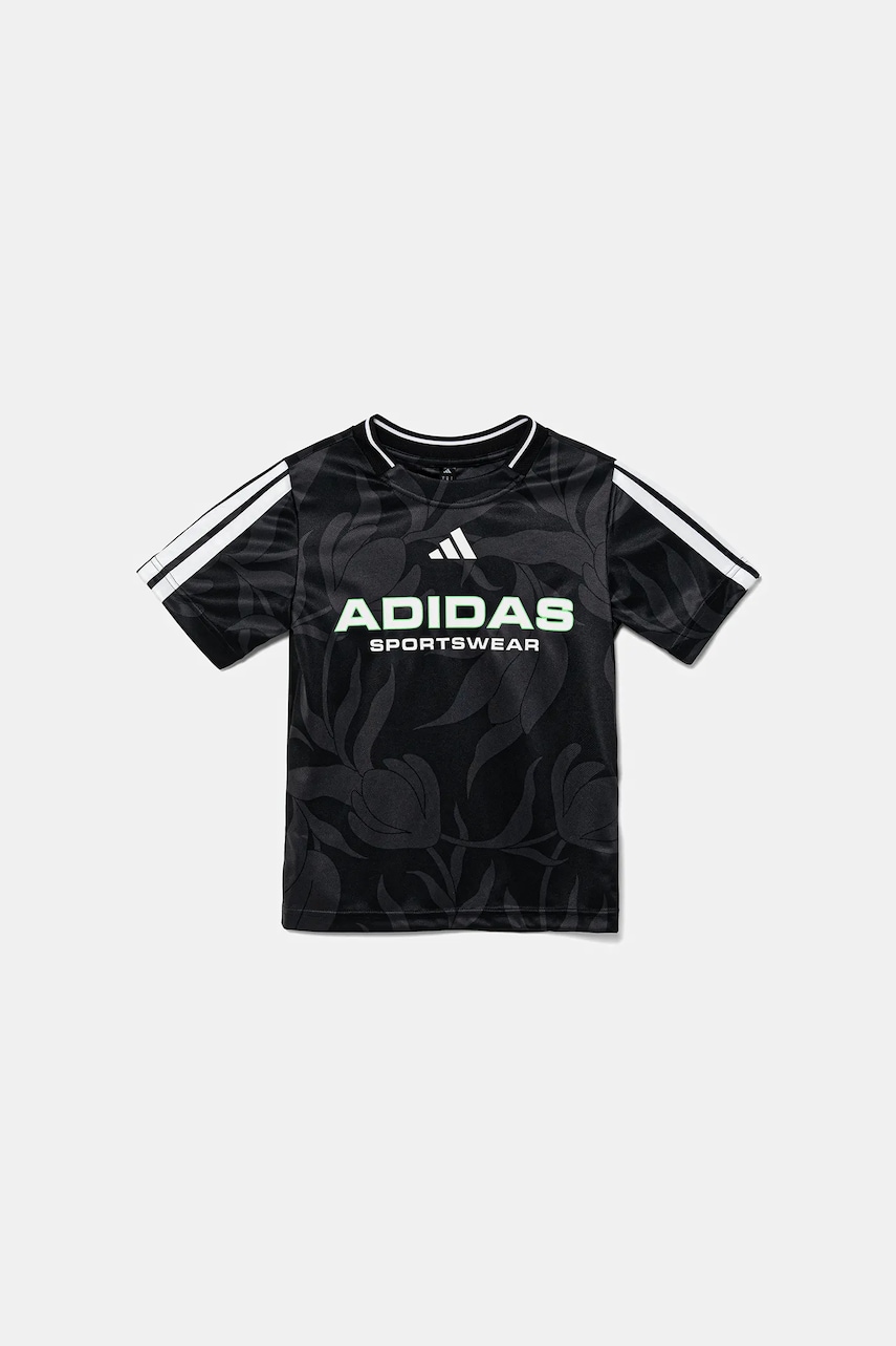 adidas tricou copii culoarea negru, cu imprimeu, JW7451