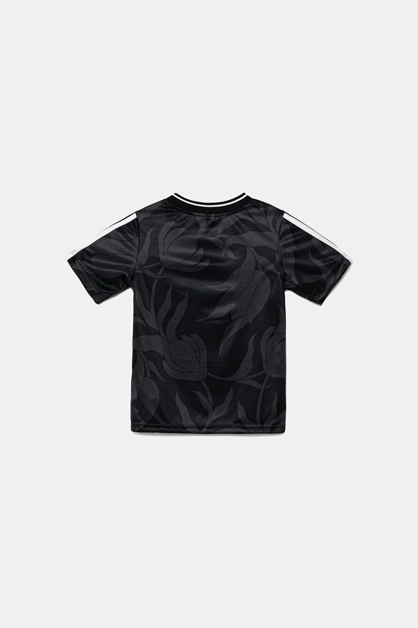 Детская футболка adidas цвет чёрный узор JW7451