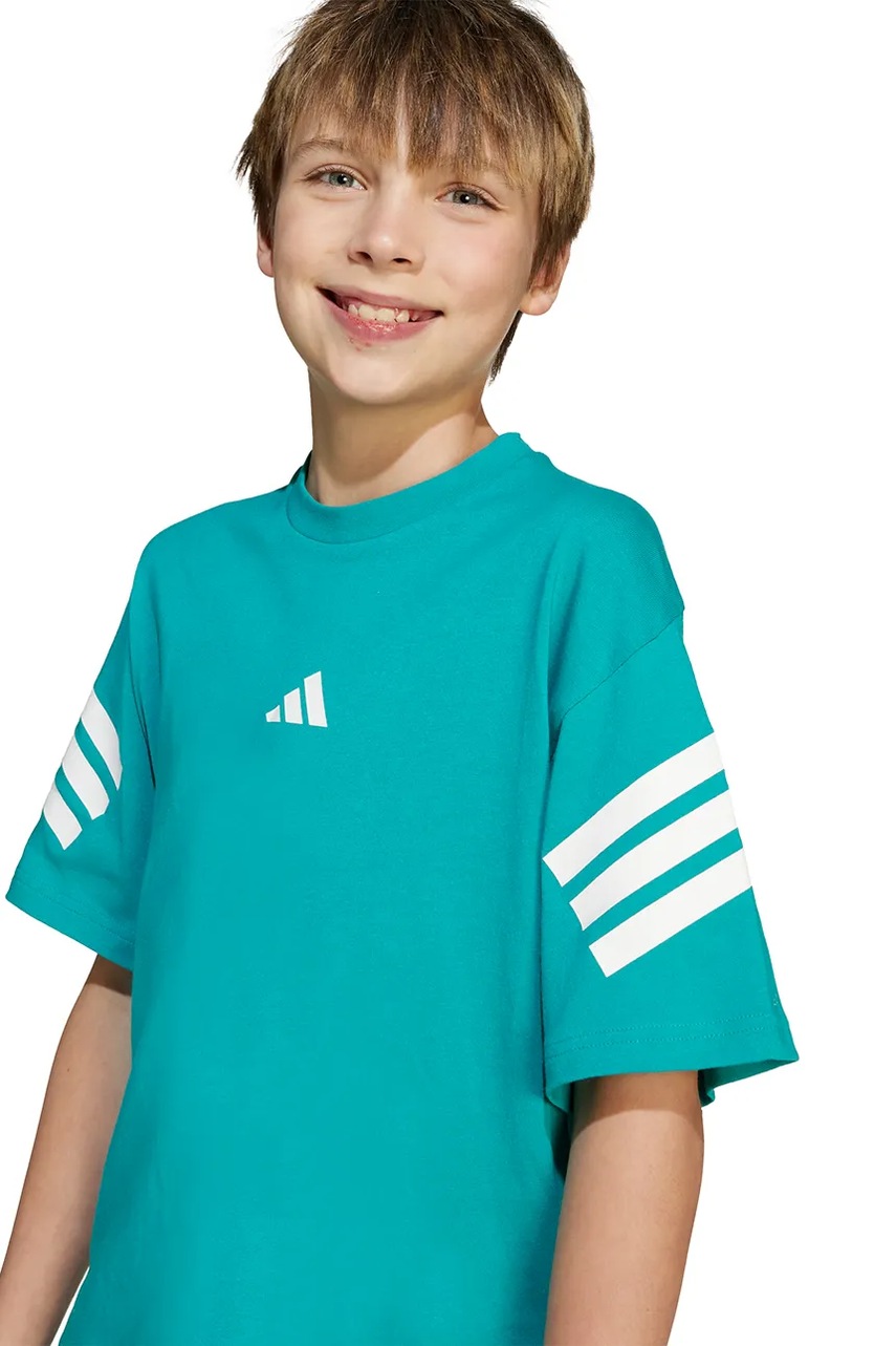 Dětské bavlněné tričko adidas (obrázek 9)