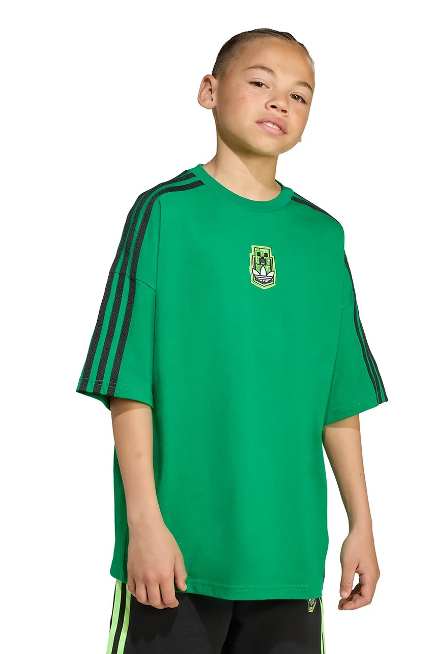 Dětské bavlněné tričko adidas Originals MINECRAFT (obrázek 6)
