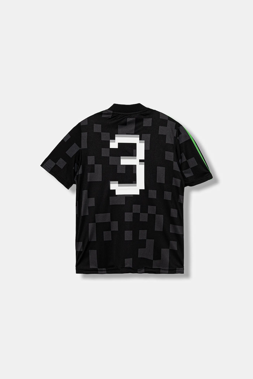 Детская футболка adidas Originals MINECRAFT цвет чёрный узор KD9838 Детская футболка adidas Originals MINECRAFT цвет чёрный узор KD9838