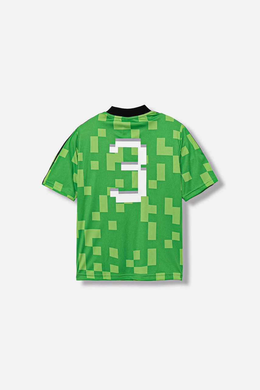 Дитяча футболка adidas Originals MINECRAFT колір зелений візерунок KD9839 в Днепрі