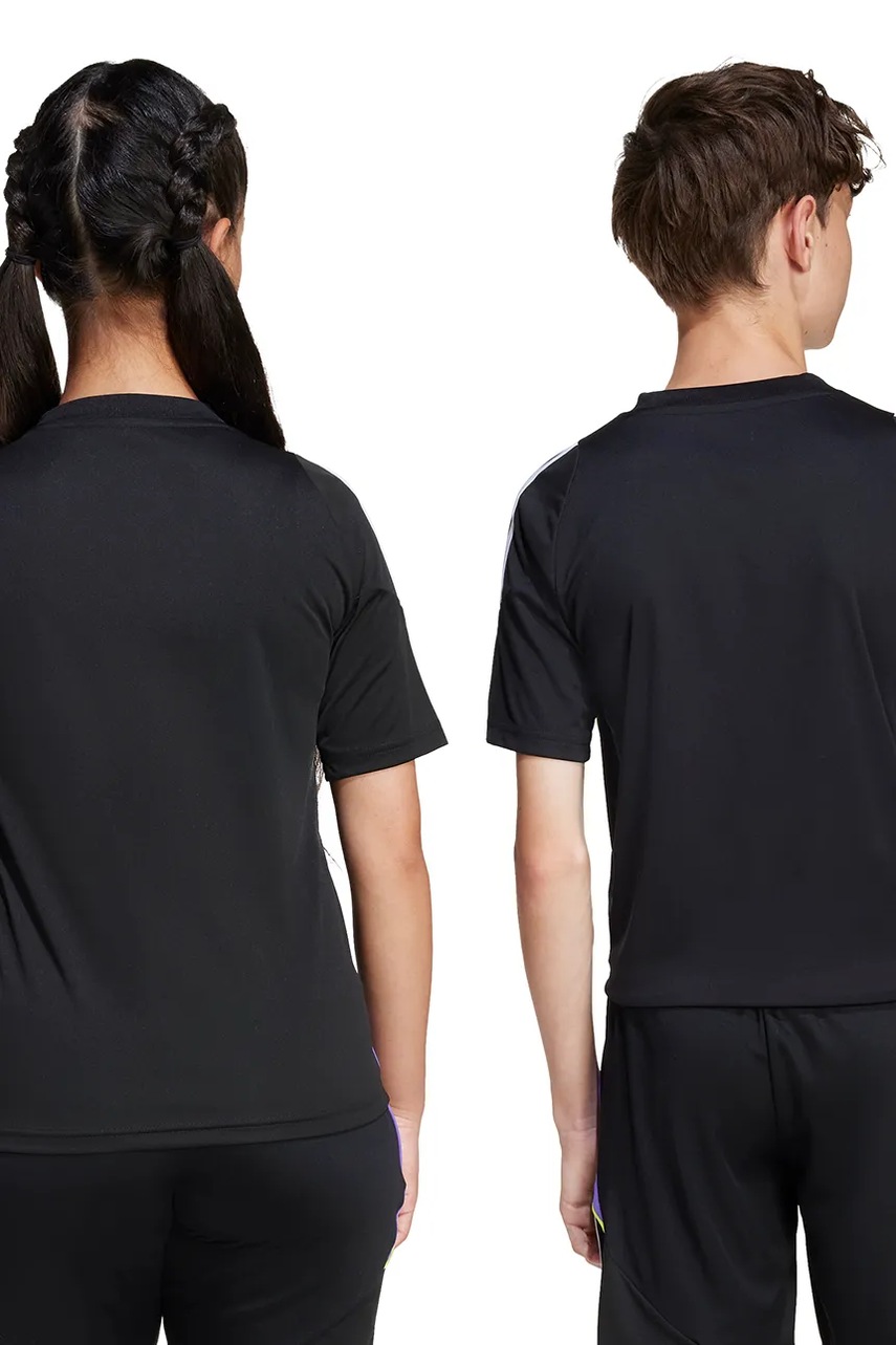 Детская футболка adidas Performance цвет чёрный узор JW4368