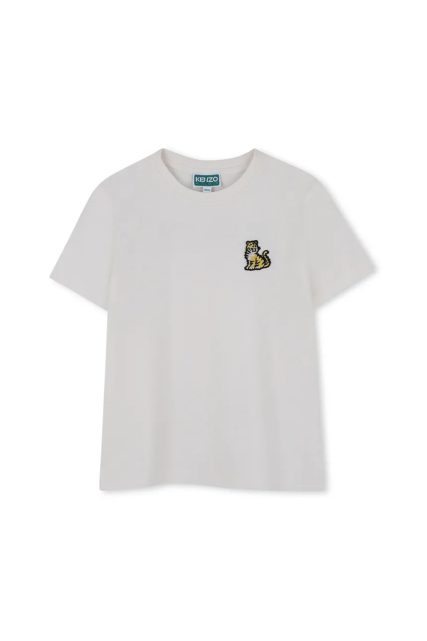 Kenzo Kids tricou de bumbac pentru copii culoarea alb, cu imprimeu, K61506