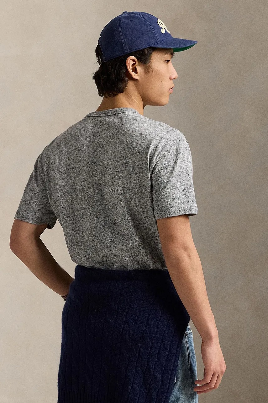 Футболка Polo Ralph Lauren цвет серый 710971771