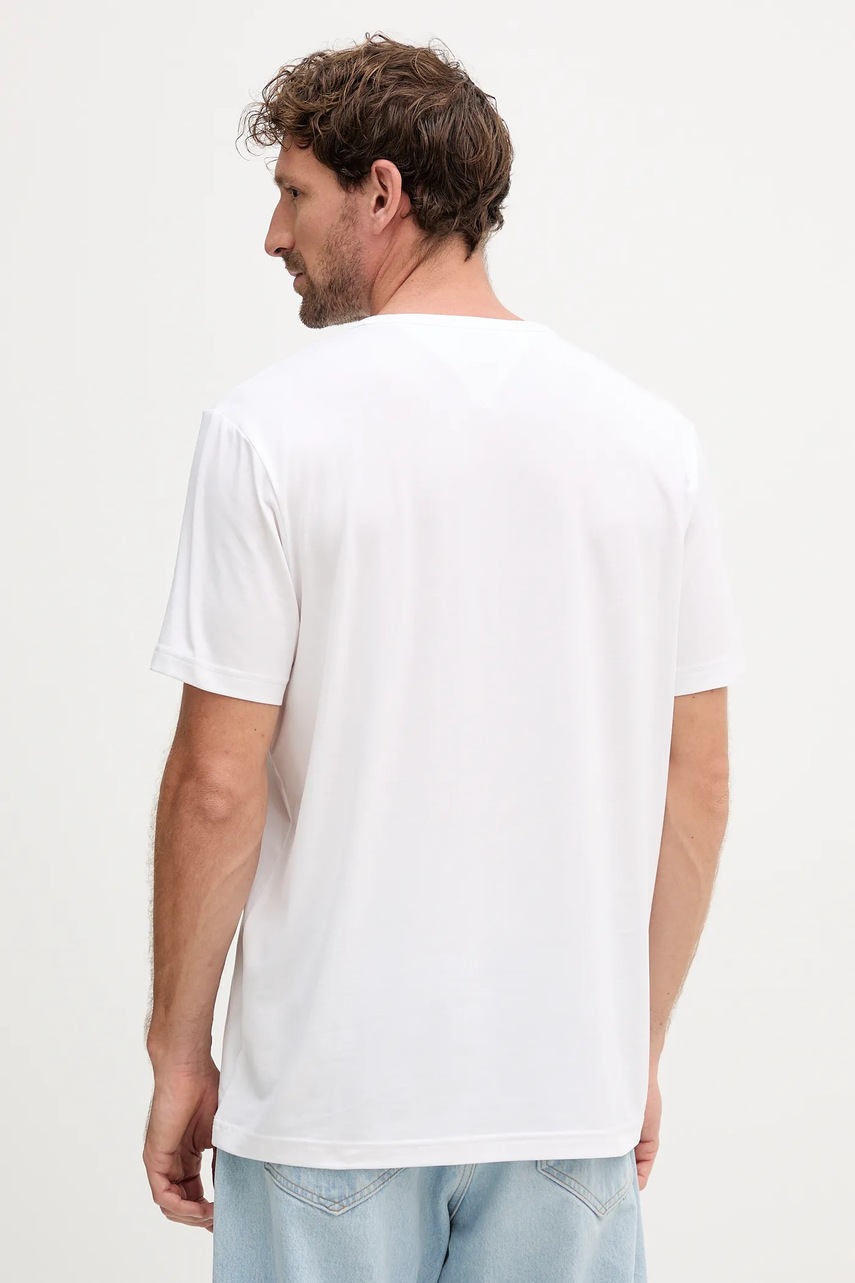 Футболка Tommy Hilfiger цвет белый однотонная MW0MW37313