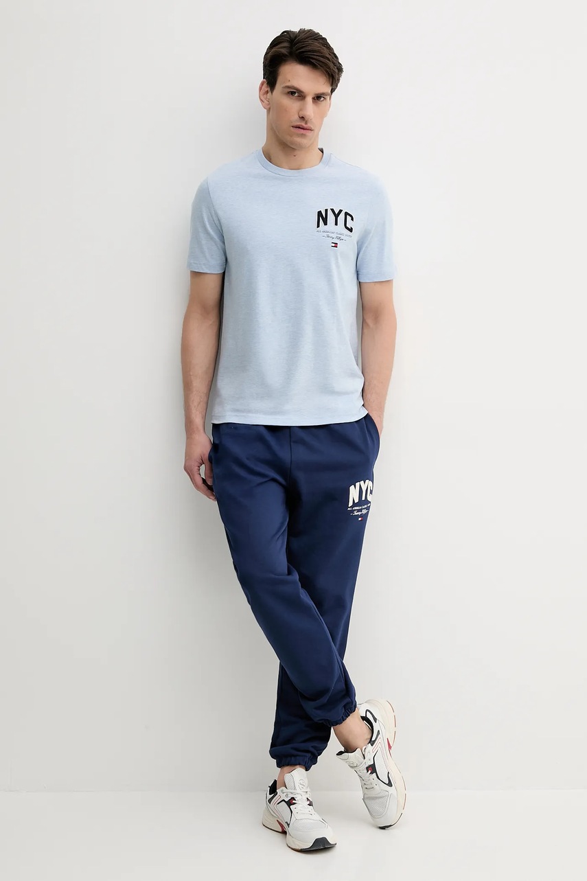 Хлопковая футболка Tommy Hilfiger с аппликацией MW0MW40427