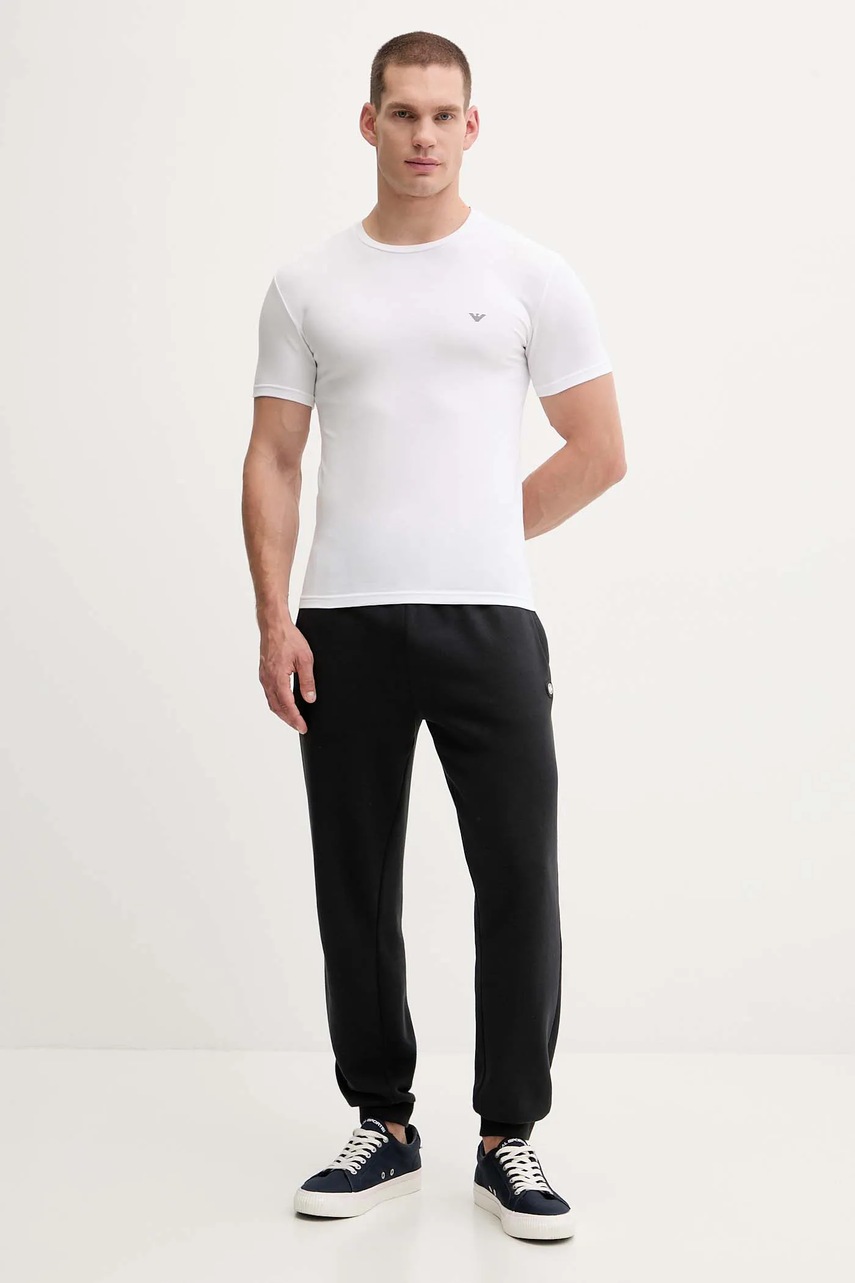 Футболка Emporio Armani Underwear цвет белый с принтом EM000379 AF14133 Футболка Emporio Armani Underwear цвет белый с принтом EM000379 AF14133