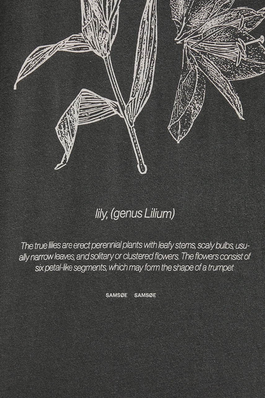 Βαμβακερό μπλουζάκι Samsoe Samsoe SALILIUM φωτογραφία