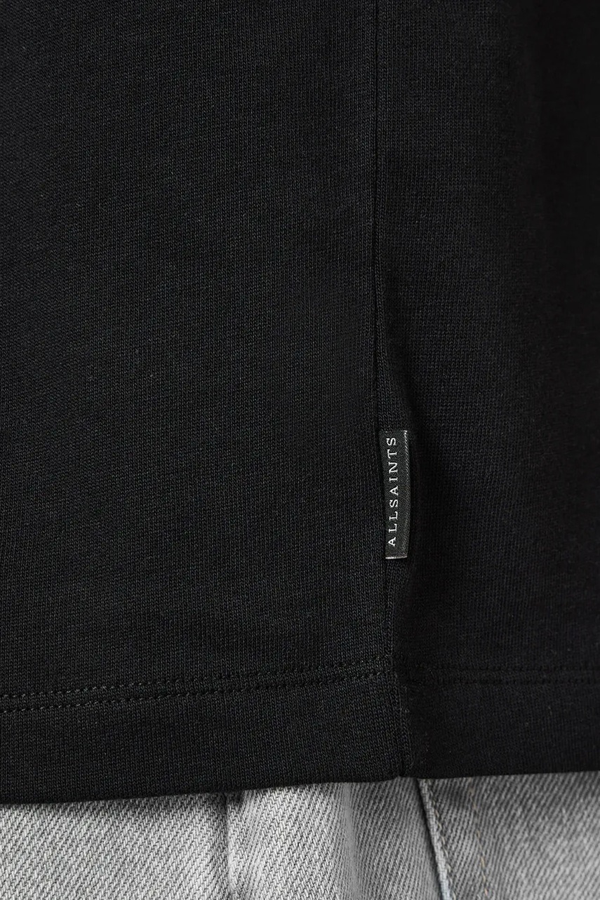 Μπλουζάκι AllSaints SLATER χρώμα: μαύρο, M009JC φωτογραφία