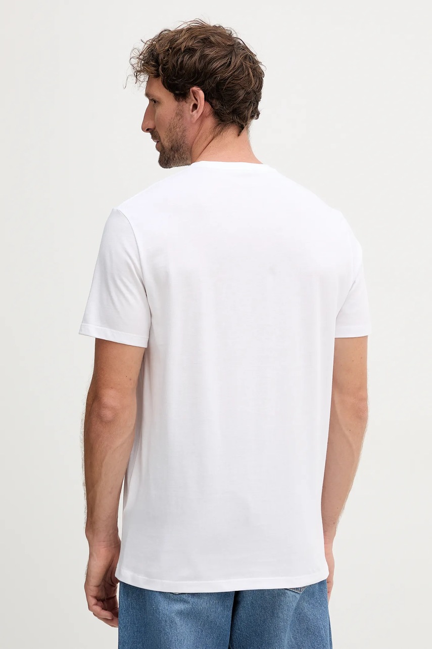 Хлопковая футболка Calvin Klein Jeans цвет белый с принтом LV04RC857G
