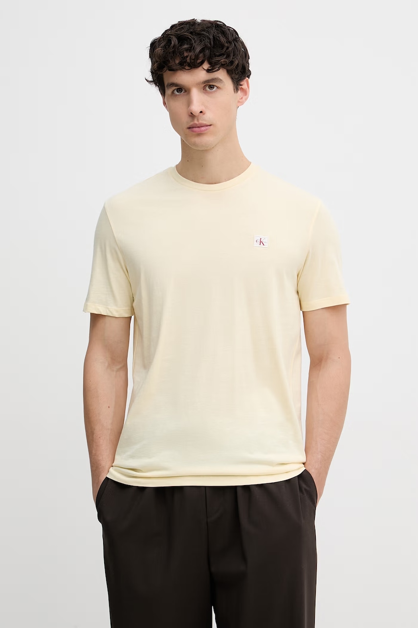 Calvin Klein Jeans t-shirt ανδρικό βαμβακερό