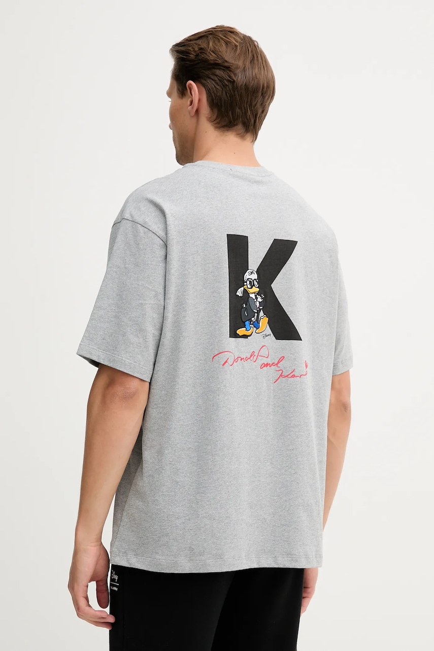 Karl Lagerfeld tricou din bumbac DISNEY culoarea gri, cu imprimeu, 553270.755098