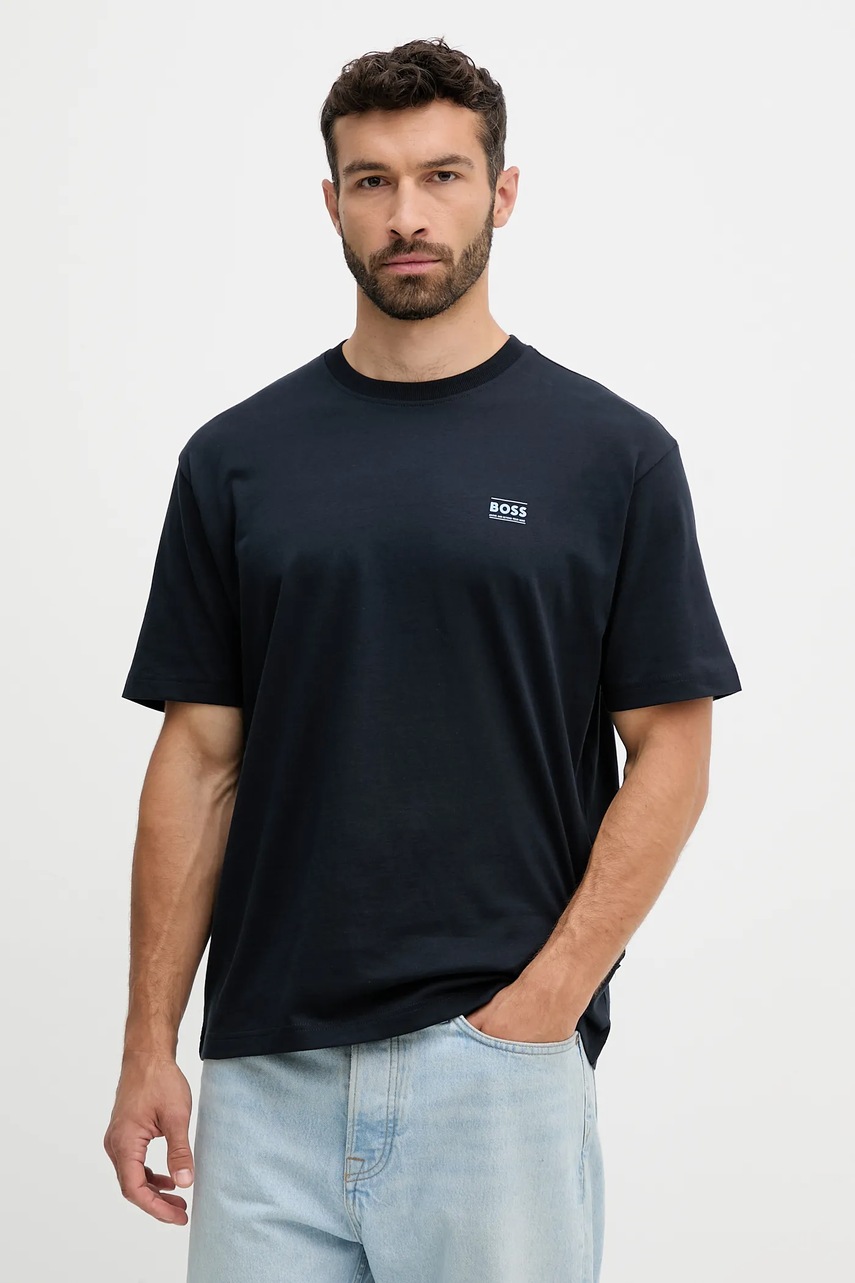 Bavlněné tričko BOSS Orange Te_move (obrázek 3)