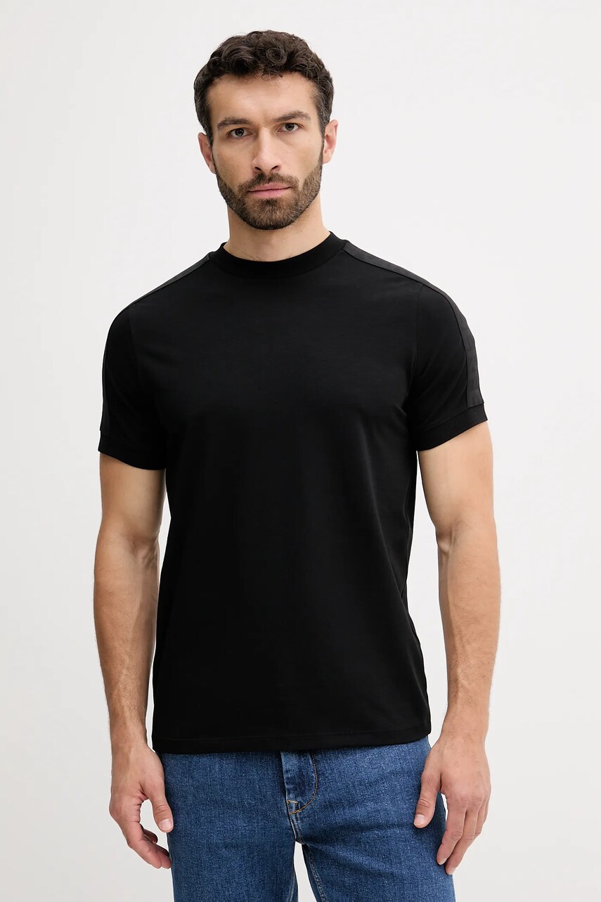 Karl Lagerfeld tricou culoarea negru, uni, 553235.755021