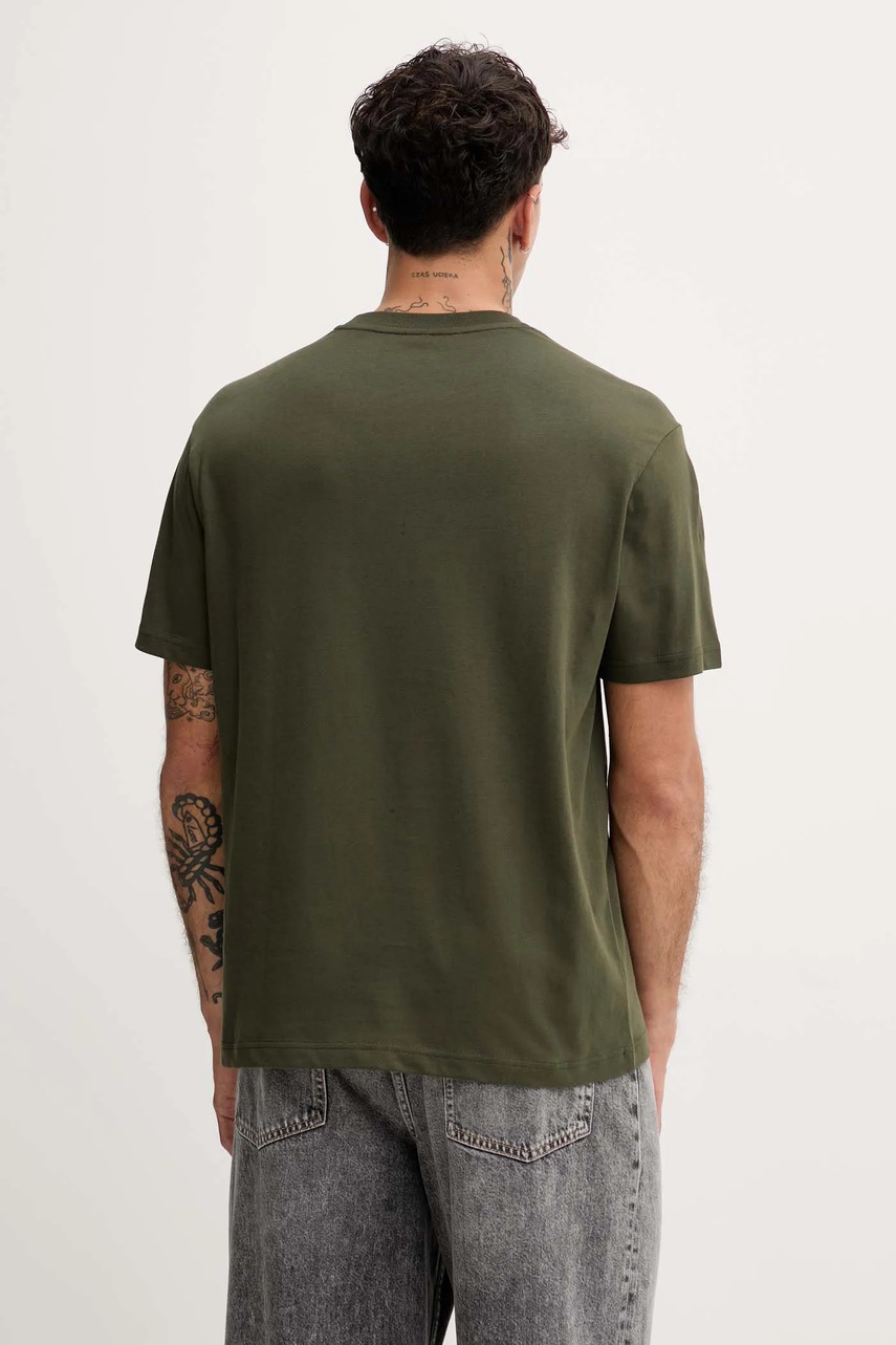 Βαμβακερό μπλουζάκι Karl Lagerfeld Jeans ανδρικό, χρώμα: άσπρο, A3M17003 φωτογραφία