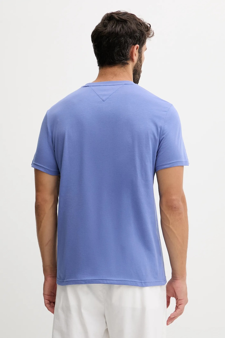 Хлопковая футболка Tommy Jeans узор DM0DM21977