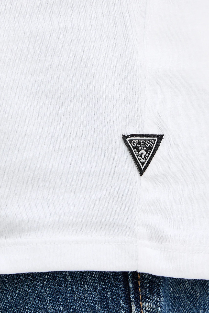 Βαμβακερό μπλουζάκι Guess φωτογραφία