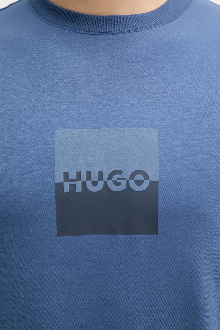 Bavlněné tričko HUGO Dusplit