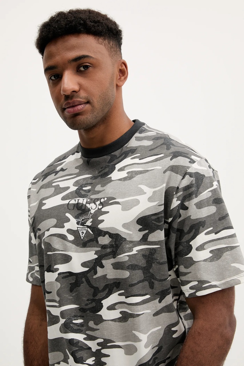 Βαμβακερό μπλουζάκι Guess Originals φωτογραφία