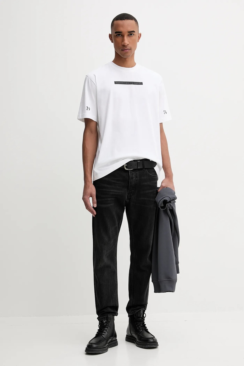 Футболка Iceberg цвет белый с принтом F024 6318