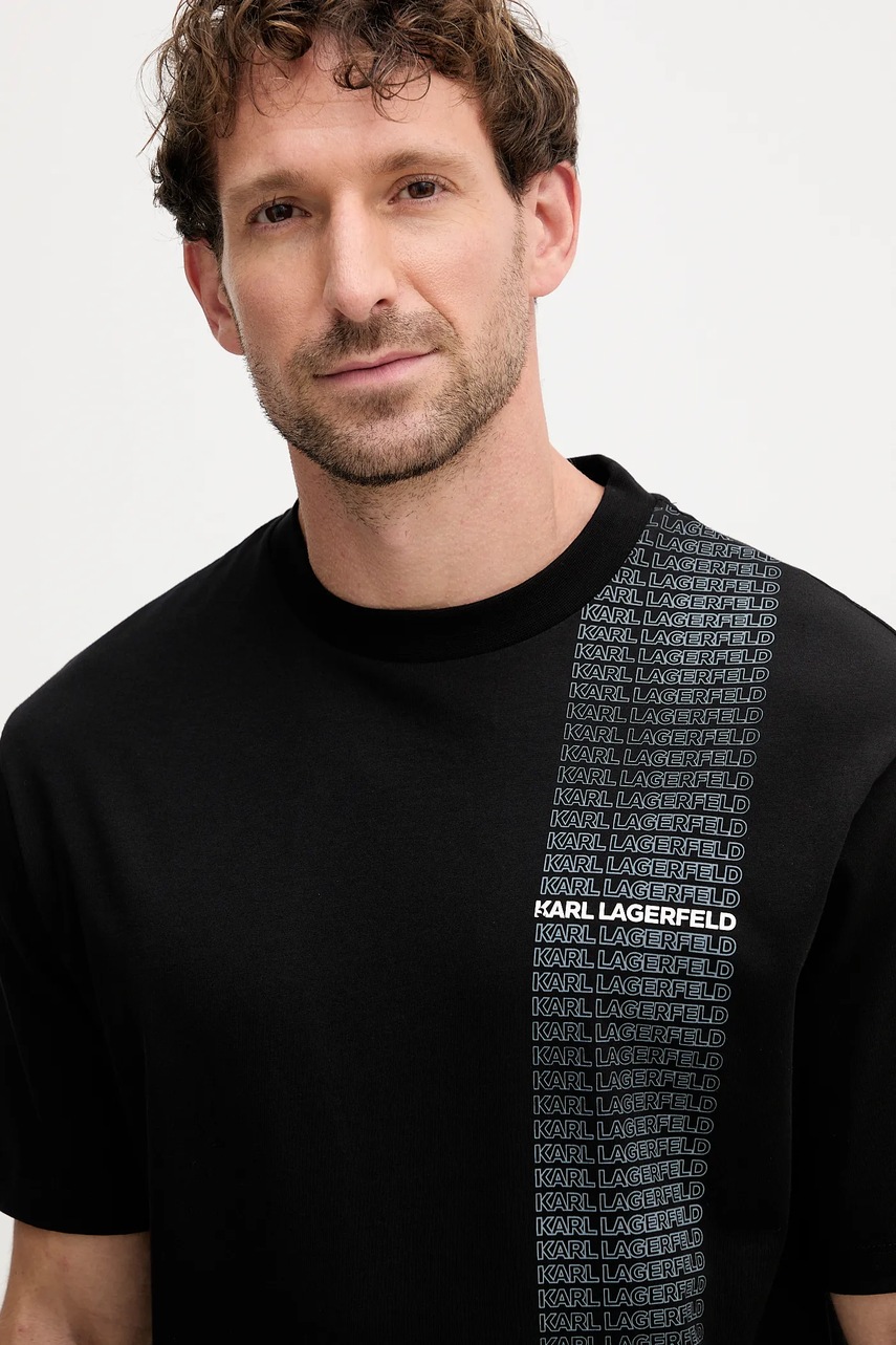 Βαμβακερό μπλουζάκι Karl Lagerfeld φωτογραφία