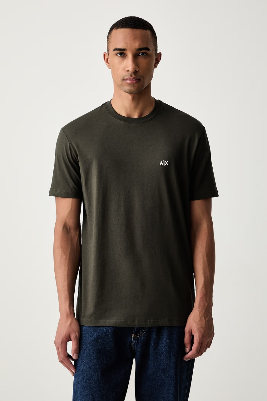 Armani Exchange T-shirt męski bawełniany