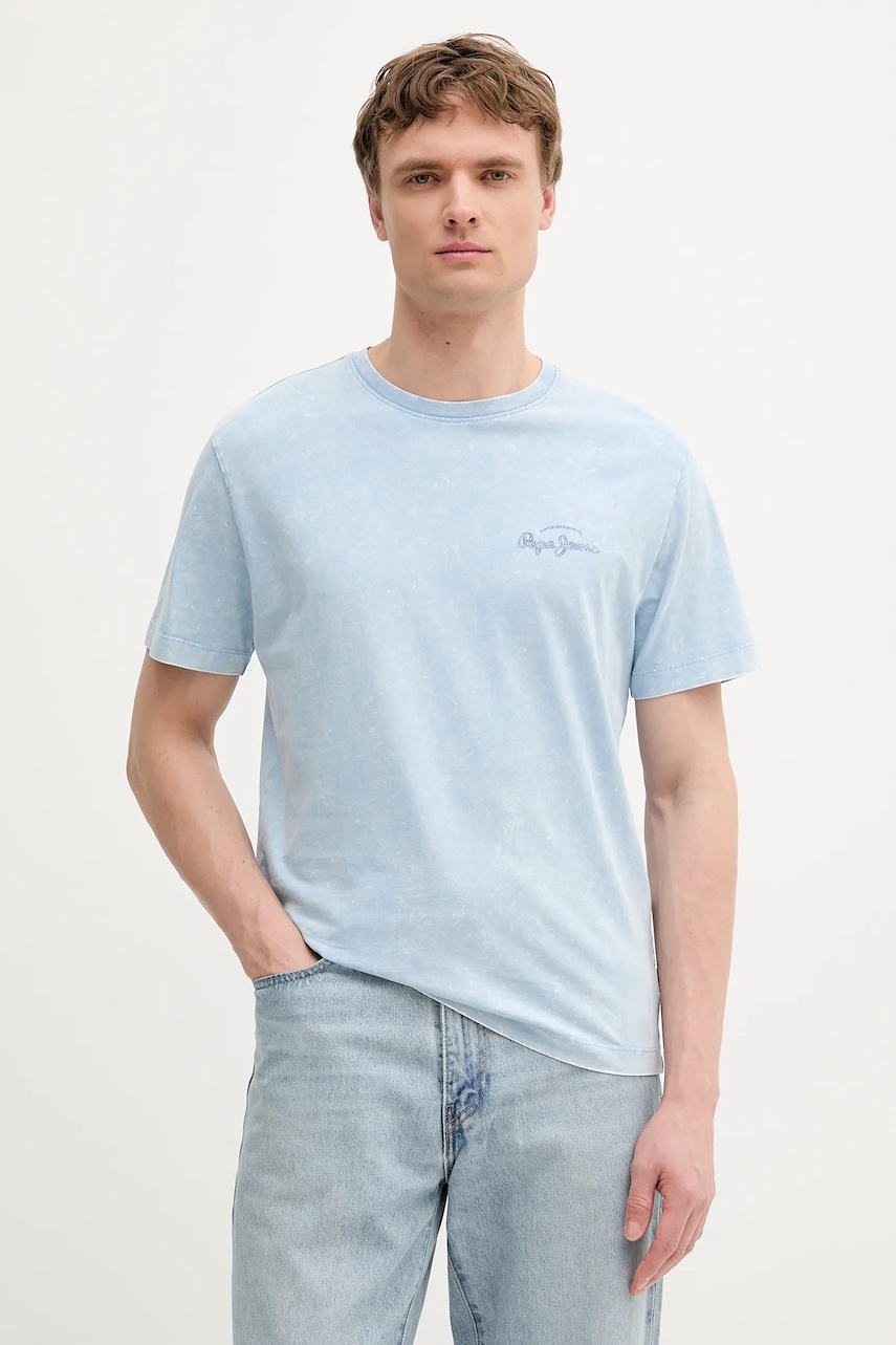 Pepe Jeans tricou din bumbac cu imprimeu, PM509960 Pepe Jeans tricou din bumbac cu imprimeu, PM509960