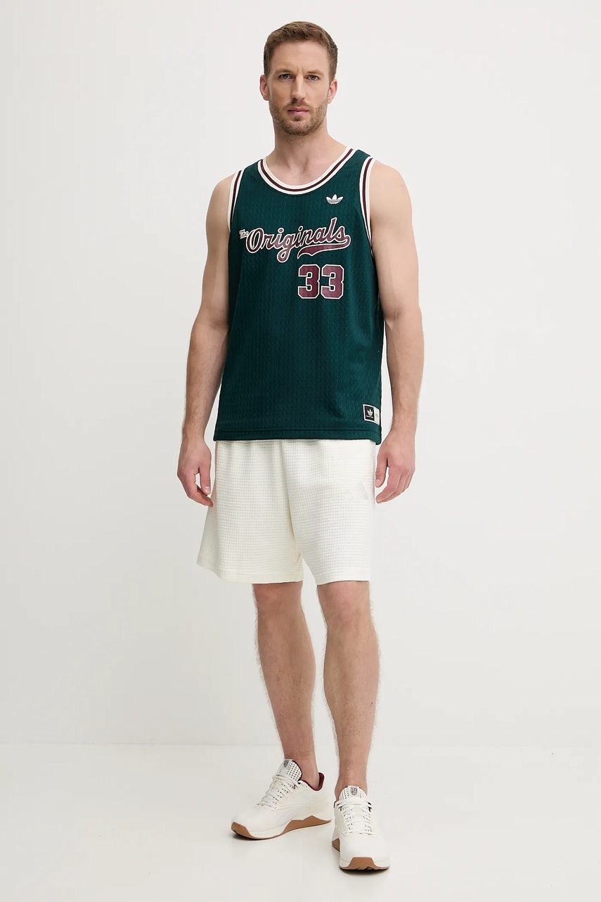 Футболка adidas Originals OG Jersey цвет зелёный JM9954