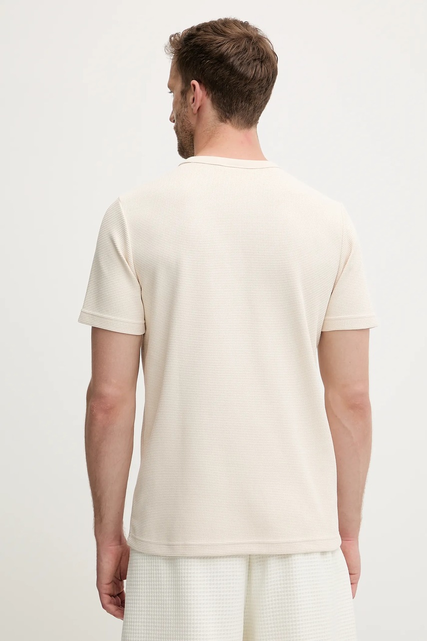 adidas Originals t-shirt Essentials bézs, sima, JW3514 termék 2. képe