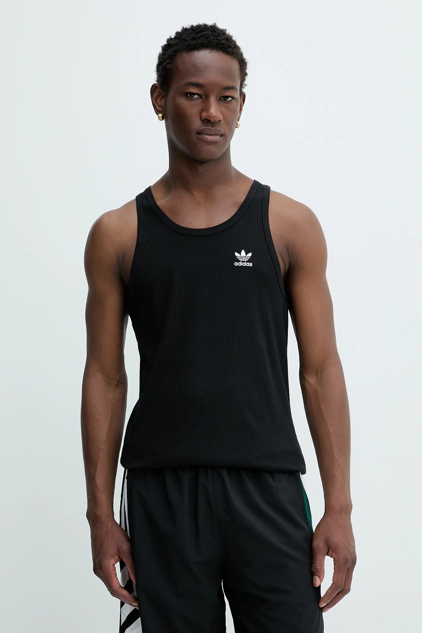 adidas Originals top Essentials culoarea negru, KA0648