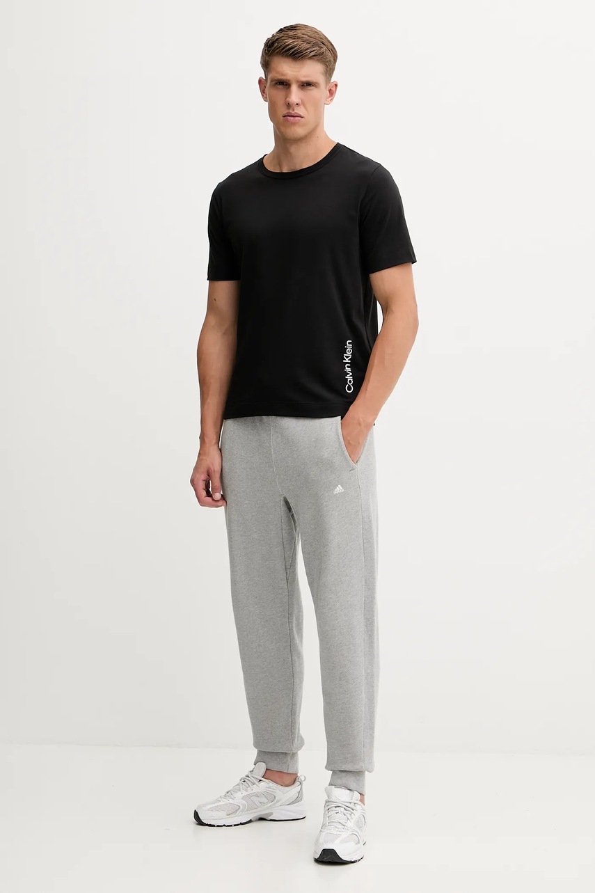 Футболка Calvin Klein Performance цвет чёрный с принтом LVGMF5K106