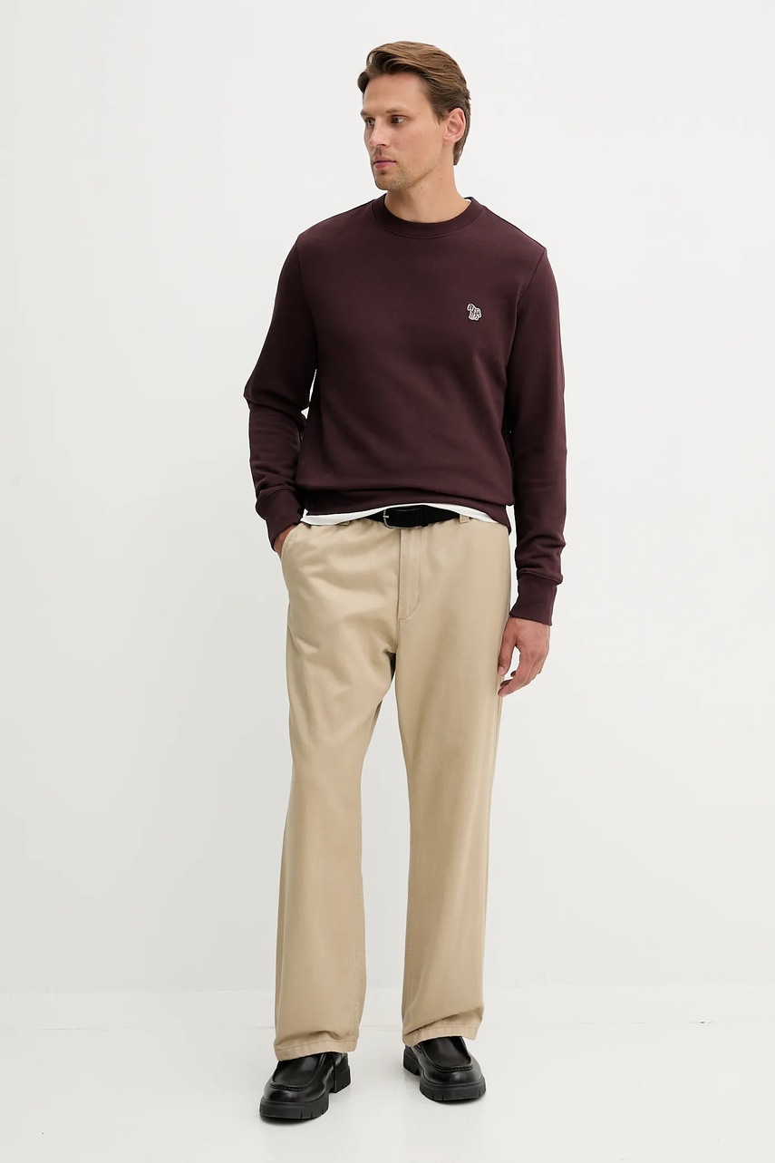 Хлопковая футболка PS Paul Smith цвет белый с принтом M2R-220X-TP5422 Хлопковая футболка PS Paul Smith цвет белый с принтом M2R-220X-TP5422