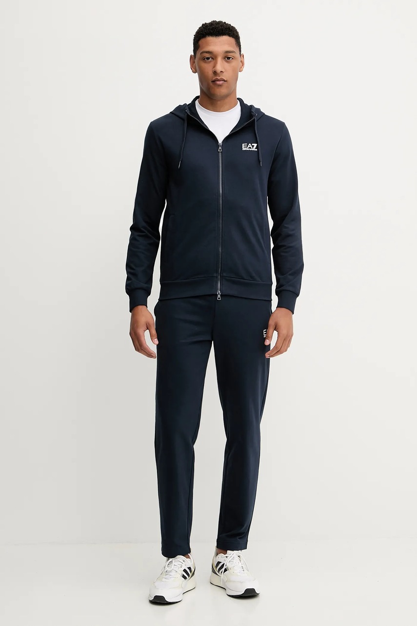 Футболка EA7 Emporio Armani цвет белый с принтом AF13739.7M000666