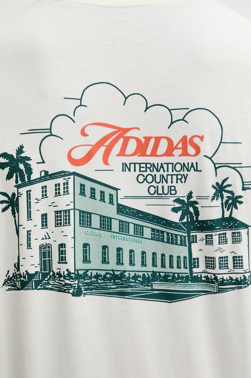 Bavlněné tričko adidas Country Club Scenic Graphic Tee (obrázek 6)
