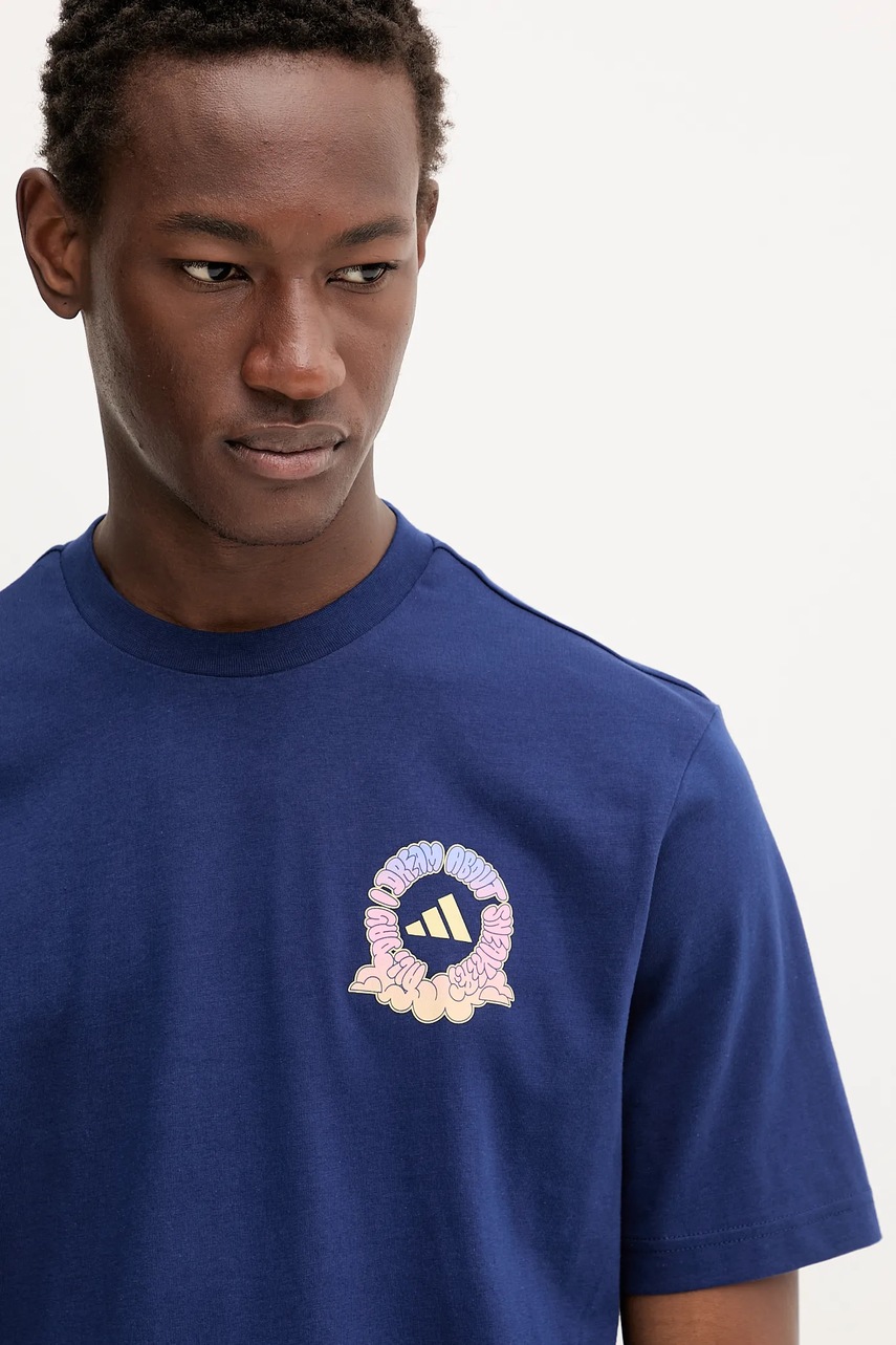 Bavlněné tričko adidas 90S CITY (obrázek 4)