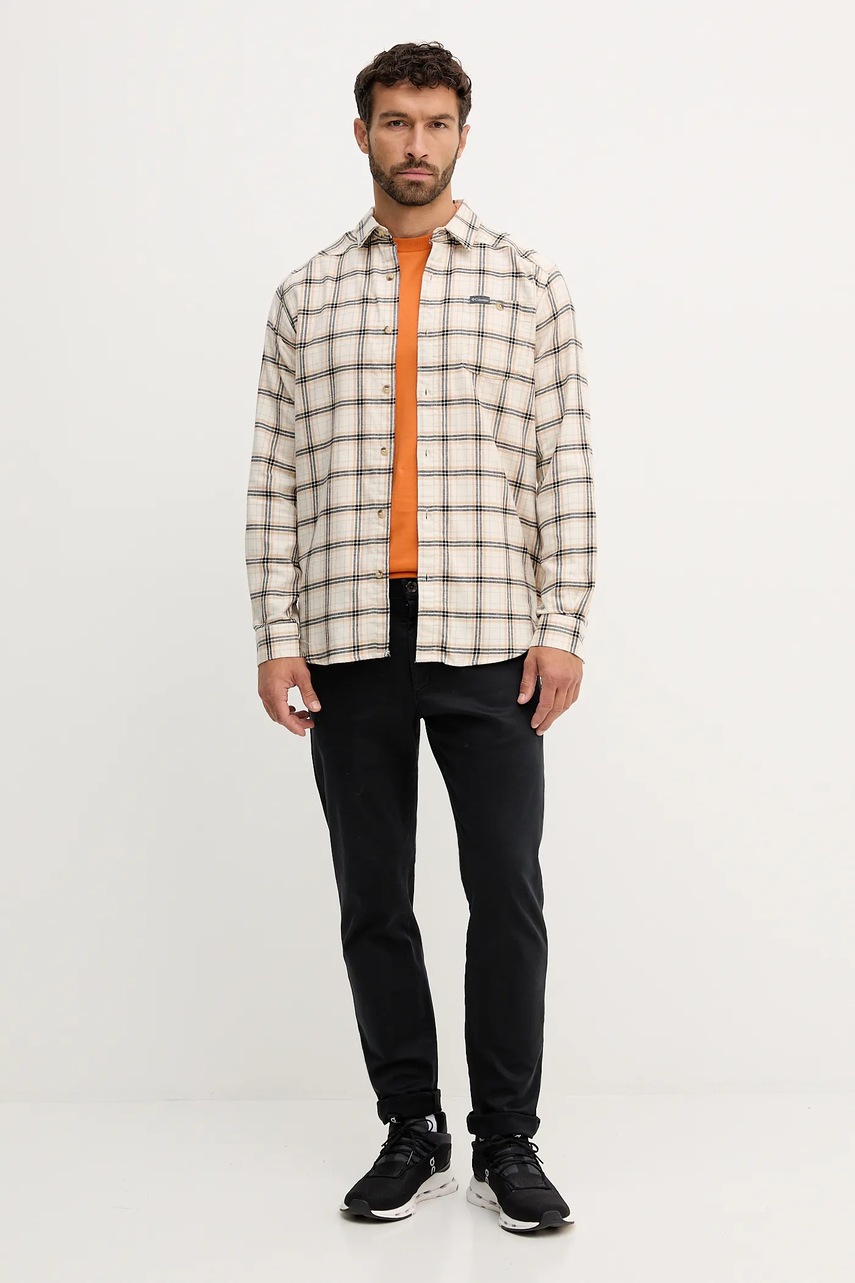 Хлопковая футболка Napapijri S-Fiemme цвет оранжевый с принтом NP0A88T5A681