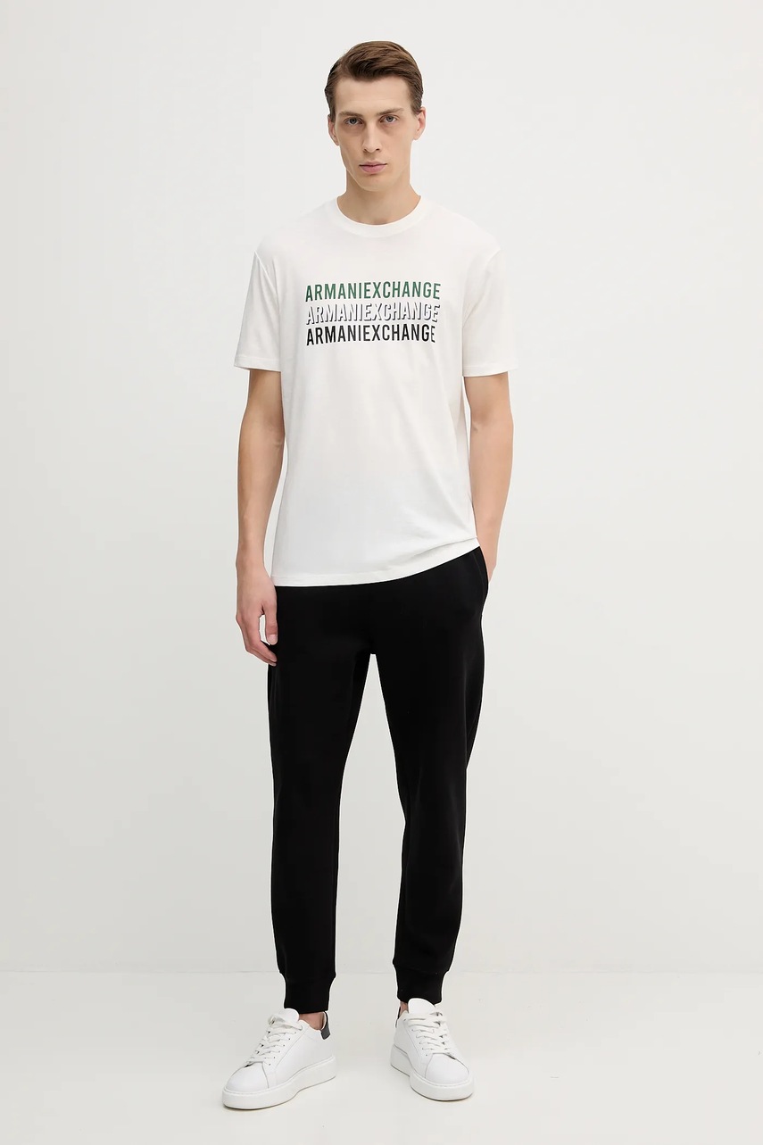 Футболка Armani Exchange цвет белый с аппликацией XM001444 AF10358