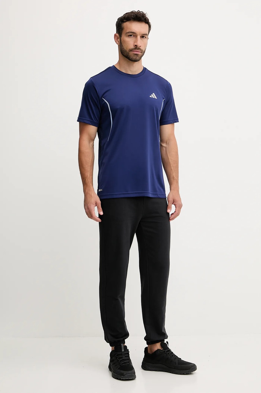 Футболка для тренинга adidas Performance INTENSITY цвет синий узор JZ8491