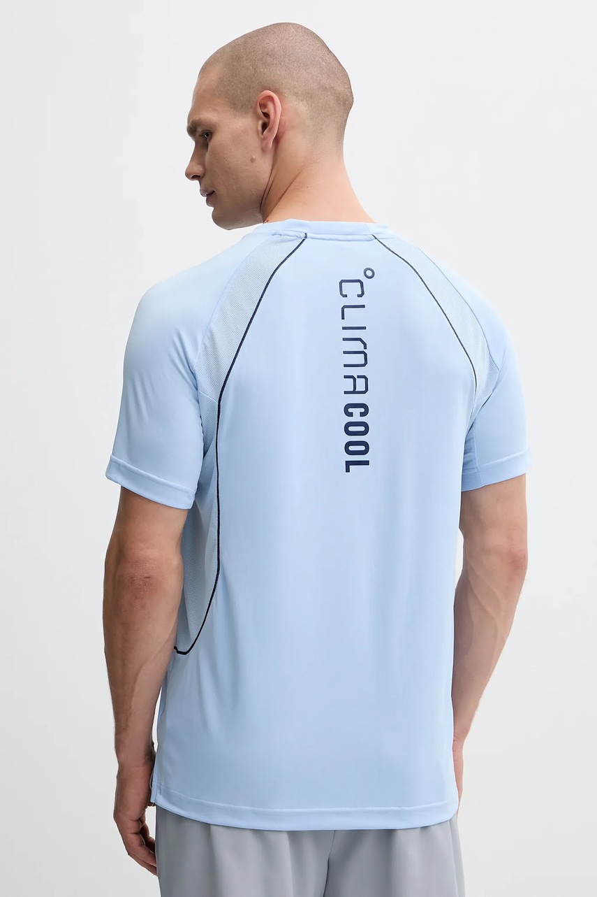 Levně Tréninkové tričko adidas Performance INTENSITY pánské, modrá barva, s potiskem, KB9737